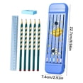 thumbnail image 2 of Essential Student Pencil Case Set Includes Ruler, Pencil, Eraser & Sturdy Storage Box, Complete School Supplies Kit for Classroom, 2 of 8