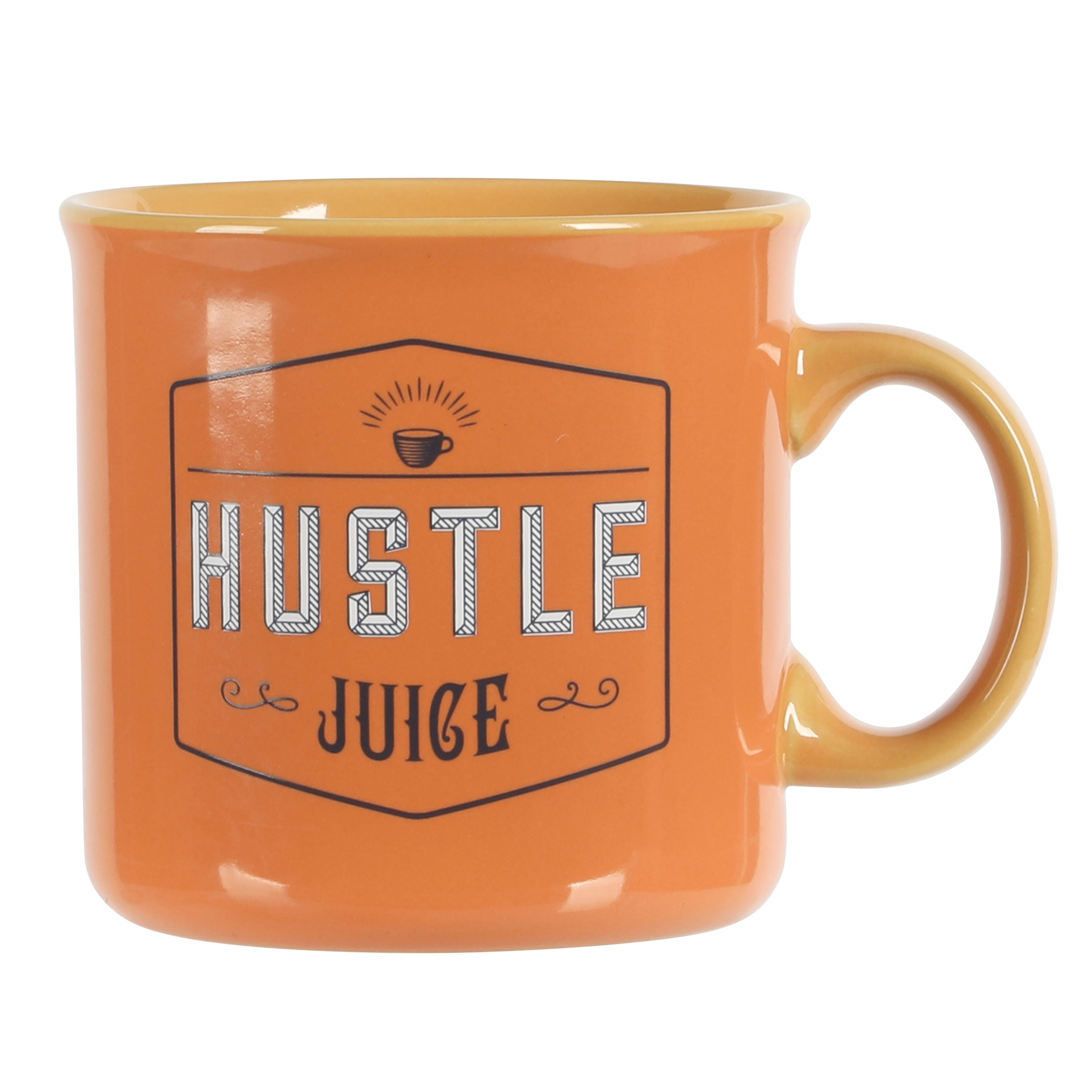 Wanda June Home Hustle Juice 20-ounce Orange Stoneware Mug by