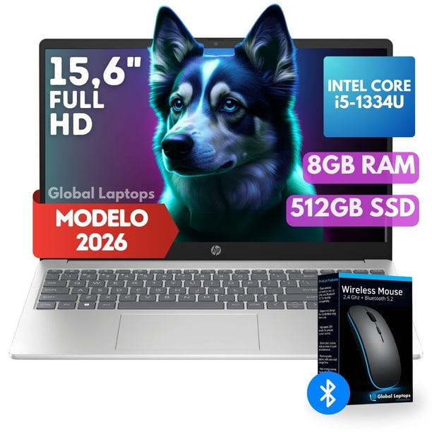 Laptop HP Gamer Intel Core i5 1334U 8GB RAM 512GB SSD 15,6 FHD WIN11 Con Regalo