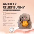 thumbnail image 6 of NIBOLOG Baby Breathing Rabbit Plush Toy with Soothing Music Light Musical Bunny Plushie Stuffed Animal Calming Doll Soother Newborn Infant Boys Girls Gift, 6 of 7