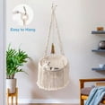 thumbnail image 4 of Mewoofun Lit pour Chat Hamac Tissé Lit Suspendu pour Chat Lit en Coton, Sans Coussin, 4 of 8