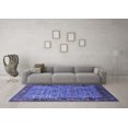 thumbnail image 3 of Ahgly Company Indoor Rectangle Oriental Blue Industrial Area Rugs, 2' x 4', 3 of 4