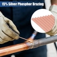 thumbnail image 5 of iMeshbean 15% Silver Brazing Rods, 40 Pcs BCup-5 Silver Solder Phos Copper Brazing Alloys Flat Welding Rods for HVAC, 5 of 7