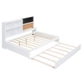thumbnail image 6 of Euroco Full Size Daybed, Captain Bed with Blackboard,Cork Board,USB Charging for Kids Teens Bedroom,White, 6 of 13