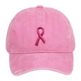 thumbnail image 2 of Tittly Baseball Cap Grip Socks Breast Cancer Hats For Women Embroidered Adjustable Breast Cancer Awareness Hat Breast Cancer Gifts For Woman Womens Baseball Caps Hats for Men Pink One Size, 2 of 4