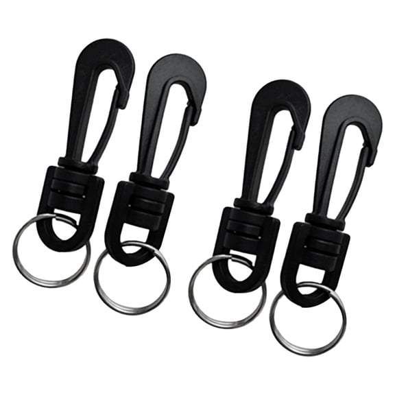 4Pcs Lightweight Swivel Scuba Diving Camping Backpack Keychain Buckle Accessories