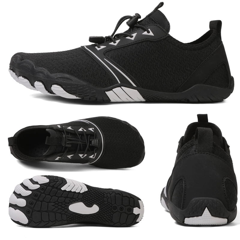 BERANMEY Casual Hike Barefoot Shoes for Women & Men Breathable Non-Slip Athletic Footwear Wide Toe Water Shoes for Hiking Non-Slip Shoes for Unisex Grounded Comfort wear