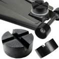 thumbnail image 1 of Trolley Jack Rubber Pad Universal Slotted Floor Jack Pad Adapter Frame Rail Support Stand Protector Pinch Weld Side Lifting Anti Slip Car Jacking Tool, 1 of 5