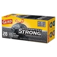 thumbnail image 4 of Glad Drawstring Large Trash Bags, 30 gal, 1.05 mil, 30" x 33", Black, 90/Carton (78966), 4 of 5