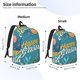 thumbnail image 2 of Disketp Happy Easter print Canvas Backpack Lightweight Travel Daypack Student Rucksack Laptop Backpack-Small, 2 of 5