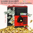 thumbnail image 3 of Piggy Bank for 5+ Kids, Electronic Money Saving Box with Password, Automatic Paper Money Scroll, 3 of 8