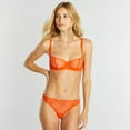 thumbnail image 3 of Journelle Women's Allegra Balconette Bra in Orange, 3 of 4