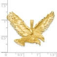 thumbnail image 4 of Collier Aigle en Or Jaune 10k Pendentif Charme Oiseau, 4 of 8