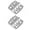 1.59 inch x 1.51 inch 2pcs, variant on ABCISI Heavy Duty Stainless Steel Boat Hinge, Mirror Polished, 1.51 x 1.51 inches, 2 Count, Modern Style