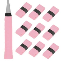Uxcell 10-Pack Tennis Racket Grip Tape Anti-Slip Sweat Absorbent Tennis Overgrip Grip Tape for Pickleball/Racquetball/Badminton Light Pink