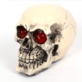 thumbnail image 1 of Escultura de cabeza de calavera Wdftyju con luz nocturna para Halloween, 1 of 9