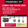 thumbnail image 3 of PowerSmart 4400-Watt Powered for Outdoor and Home Use, EPA Compliant Gas Portable Inverter Generator, 3 of 12