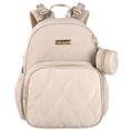 thumbnail image 2 of Baby Essentials 3 in 1 Diaper Bag Backpack, Changing Pad & Pacifier Pouch for Newborns, Infants, Toddlers - Quilted, Smooth, Sheek, Padded in Design, 2 of 8
