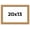 Bhutan, variant on 20x13 Wide Bronze Real Wood Picture Frame Width 1.5 inches | Interior Frame Depth 0.5 inches |