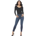 thumbnail image 6 of Sofia Jeans by Sofia Vergara Women's Sofia Mid Rise Ankle Raw Hem Jeans, Sizes 0-20, 6 of 8