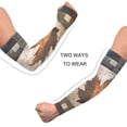 thumbnail image 4 of Leaf Block Multicolor Gardening Sleeves UV Sun Protection Cooling Arm Sleeves Anti-Scratch Farmers Sleeves for Women Men, 4 of 7