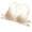 Skin Tone, variant on Women's Front Closure Bras Padded Wire-Free Push Up Bralette