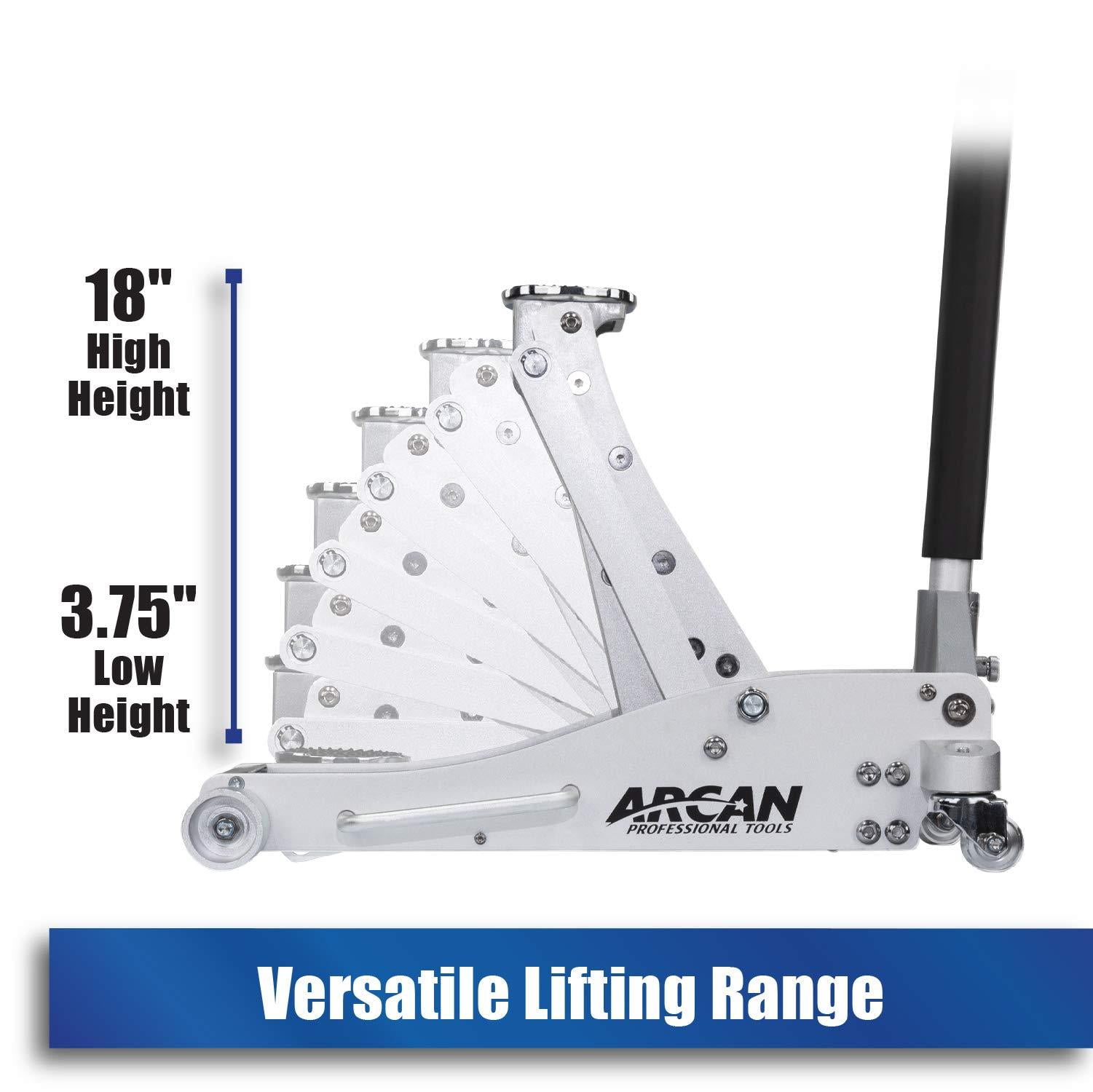 Arcan Alj3t Service Jack 3 Tons Aluminum Rapid Rise Walmart Com Walmart Com