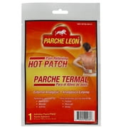 Milagroso Parche Leon Hot Patch Topical Analgesic for Muscle and Joint Temporary Pain Relief,  0.03 oz 1 Count