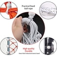 thumbnail image 5 of 30 Pcs Bungee Balls White 9inch Bungee Cord Heavy Dut 9 inch Tarp Bungee Cords Tie Down Straps Multifunction Elastic Rope for Camping, Tents, Cargo, Projector Screen, Canopy Tent, 5 of 5