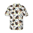 thumbnail image 3 of Balery Rottweiler Print Men's Hawaiian Shirts Short Sleeve Beach Shirt Relaxed Fit Vacation Button Down Shirts-Medium, 3 of 9