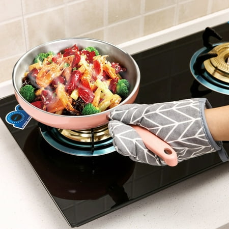 

Kaesi Kitchen Heat Resistant Cotton Glove Oven Pot Holder Baking BBQ Cooking Mitt