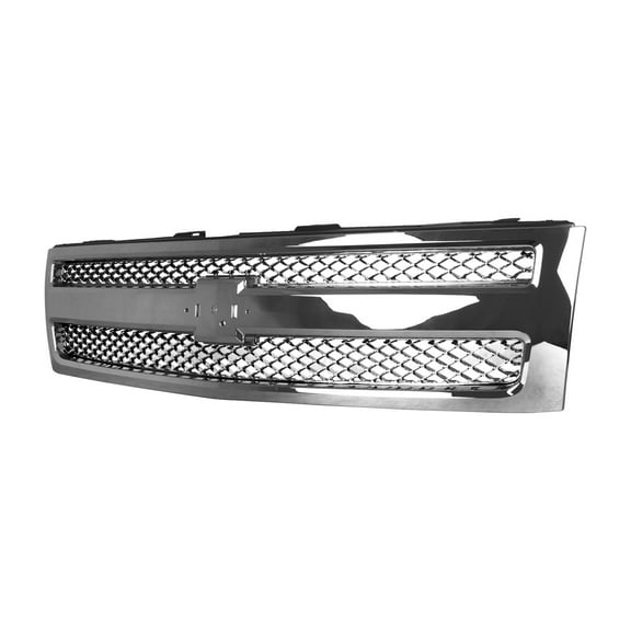 New Aftermarket  Premium Fit Chrome Front Grille 22849840 fits 2007-2013 Chevrolet Silverado 1500