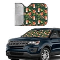 thumbnail image 3 of Kdxio Forest Squirrel Print Front Windshield Sun Shade,Folding Auto Sunshade for Car Truck SUV-Small, 3 of 7