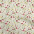 thumbnail image 1 of oneOone Viscose Jersey Light Yellow Fabric Floral Quilting Supplies Print Sewing Fabric By The Yard 60 Inch Wide, 1 of 5