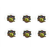 Happy New Year Clock 12 - 2 inch Cupcake Edible Frosting Photos