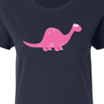 thumbnail image 4 of Inktastic Pink Dinosaur Women's T-Shirt, 4 of 5