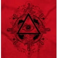 thumbnail image 2 of Triangle Eye Wheel Symbolic Spirit Plus Size Long Sleeve Graphic Tee Shirt Brisco Brands 3X, 2 of 5