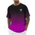 thumbnail image 1 of Camisas de Manga Larga para Hombres Imprimir Casual Cuello Redondo Blusa de Manga Corta, Camisas de Lino para Hombres, 1 of 8
