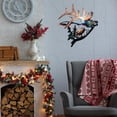 thumbnail image 3 of Elk Deer Metal Wall Decor Hanging Wall Art Metal Animal Escultura Para Decoración Interior Vogacara HA035633-00, 3 of 6