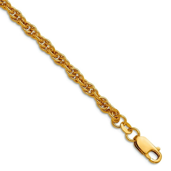 1/20 14k Gold Filled 3.80mm Ropa With Lobster Clasp Chain Necklace 18 Inch Chain Necklace for Women and Men