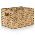 thumbnail image 1 of Bouclair Natural Water Hyacinth Basket Small, 1 of 8