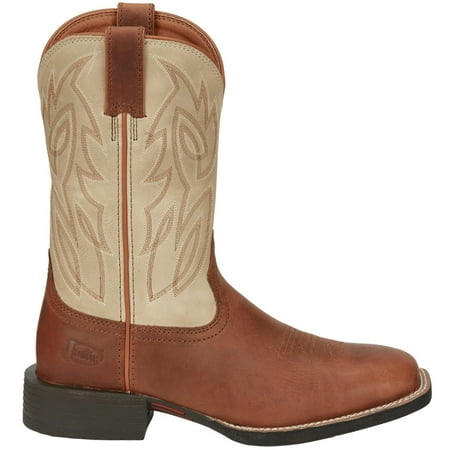 Justin Boots Mens Canter Square Toe Cowboy Casual Mid Calf Boots