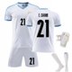 thumbnail image 1 of Nuevo 2021/2022 Kids Soccer Jersey 9# L.suarez 21# E.cavani Football Jerseys Suit Shorts/calcetines Set-B21 White-16 BmatwkZeng Bmatwk Jersey, 1 of 2