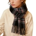 thumbnail image 2 of LSLJS Holiday Gifts Winter Warm Scarf for Women Casual Trendy Plaid Neck Scarves, 2 of 3