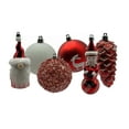 thumbnail image 4 of Holiday Time 70 Count Ornament Assortment in Red and White Colors; Various Shapes & Sizes, 4 of 5