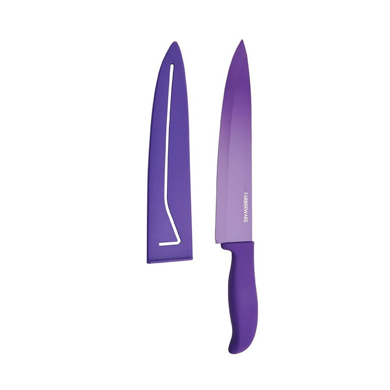 Farberware 6-piece Multi-Color Stick-Resistant Chef Knife Set