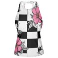 thumbnail image 3 of Women's Printed Tankini Top - High Elasticity Slim-Fit Swimsuit with Removable Straps & Cups, Perfect for Beach & Pool Parties，Pink Flowers, 3 of 7