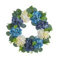 thumbnail image 2 of Guirnalda de Guirnaldas de verano Guirnalda Decoración de pared grande Guirnaldas de flores artificiales azules y blancas Guirnalda de, 2 of 9