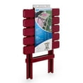 thumbnail image 5 of Camco Red Adirondack Portable Outdoor Folding Side Table | Measures 18" x 15" x 19.5" Tall | Red Plastic (51694), 5 of 11