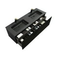 thumbnail image 3 of Moore 60 Inch Matte Black Doubel Sink Mount Vanity With A Integrated Black Sink, 3 of 5